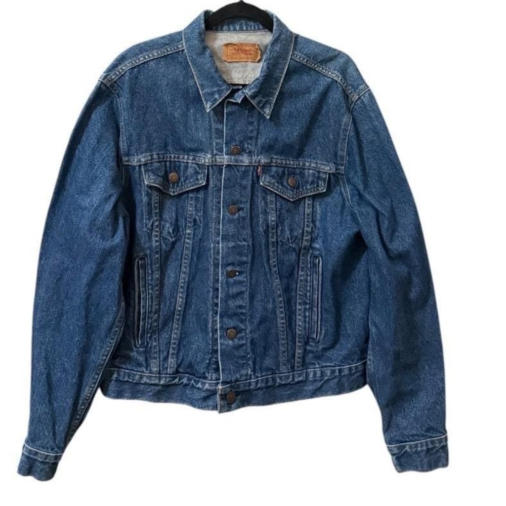 Vtg 1988 Levi's 70506-0216 Type III 4-Pocket Jean Trucker Jacket Size 48 XL USA